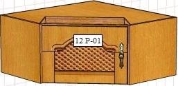 Секция антресольная Вилия 12Р (12ГР) ВМ 3472/Р №1