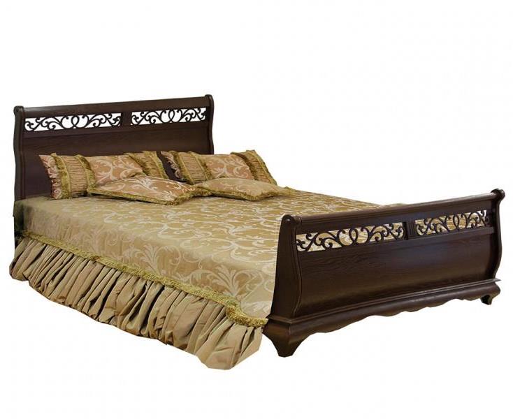 Кровать двуспальная "Оскар" ММ 216-02/18 (б/м, б/к) (1800х2000)