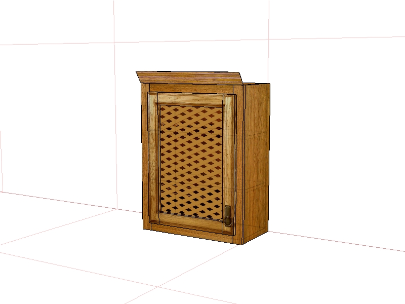 Шкаф настенный Марсель-Н 2645 Р (01), 2660 Р (01) №0