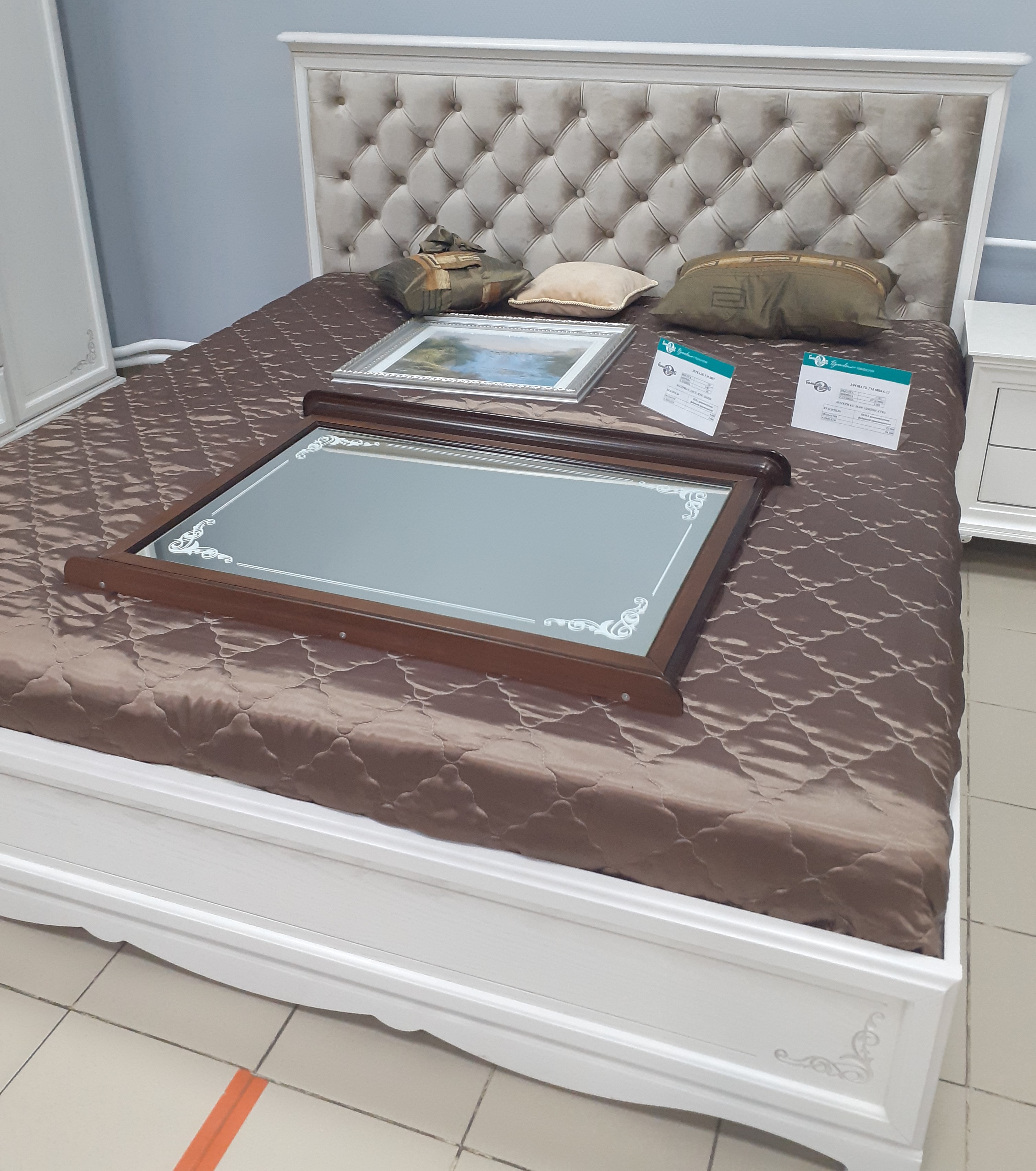 Кровать двуспальная "Лолита" ГМ 8804 №3